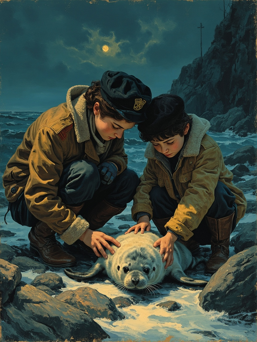The Stranded Seal Pup