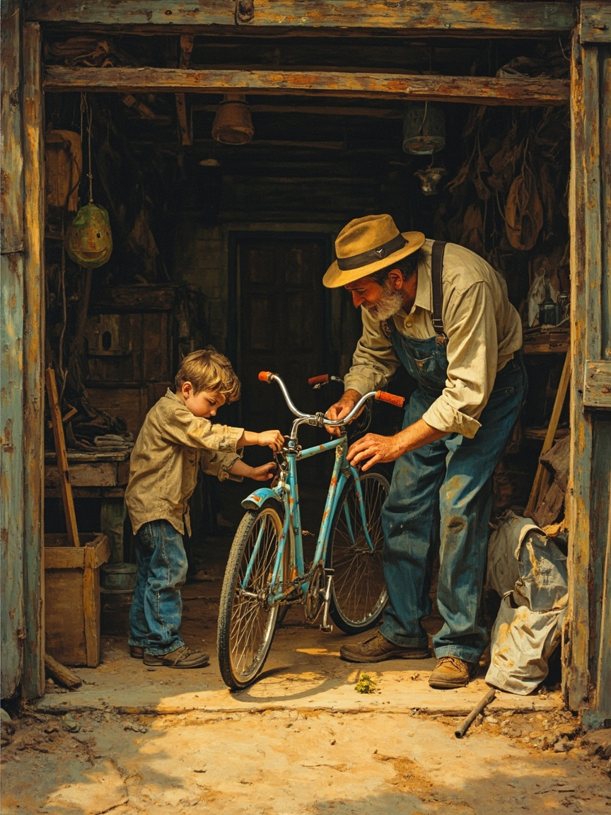 The Blue Bicycle