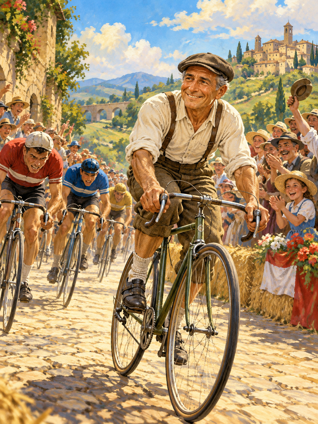 The Disguised Cycling Champion