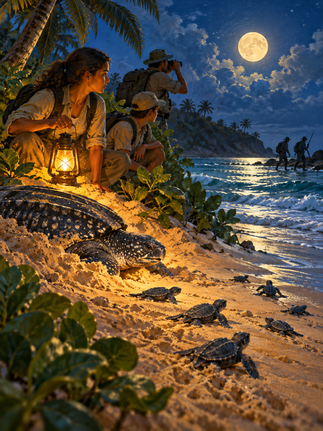 Moonlight on the Sand