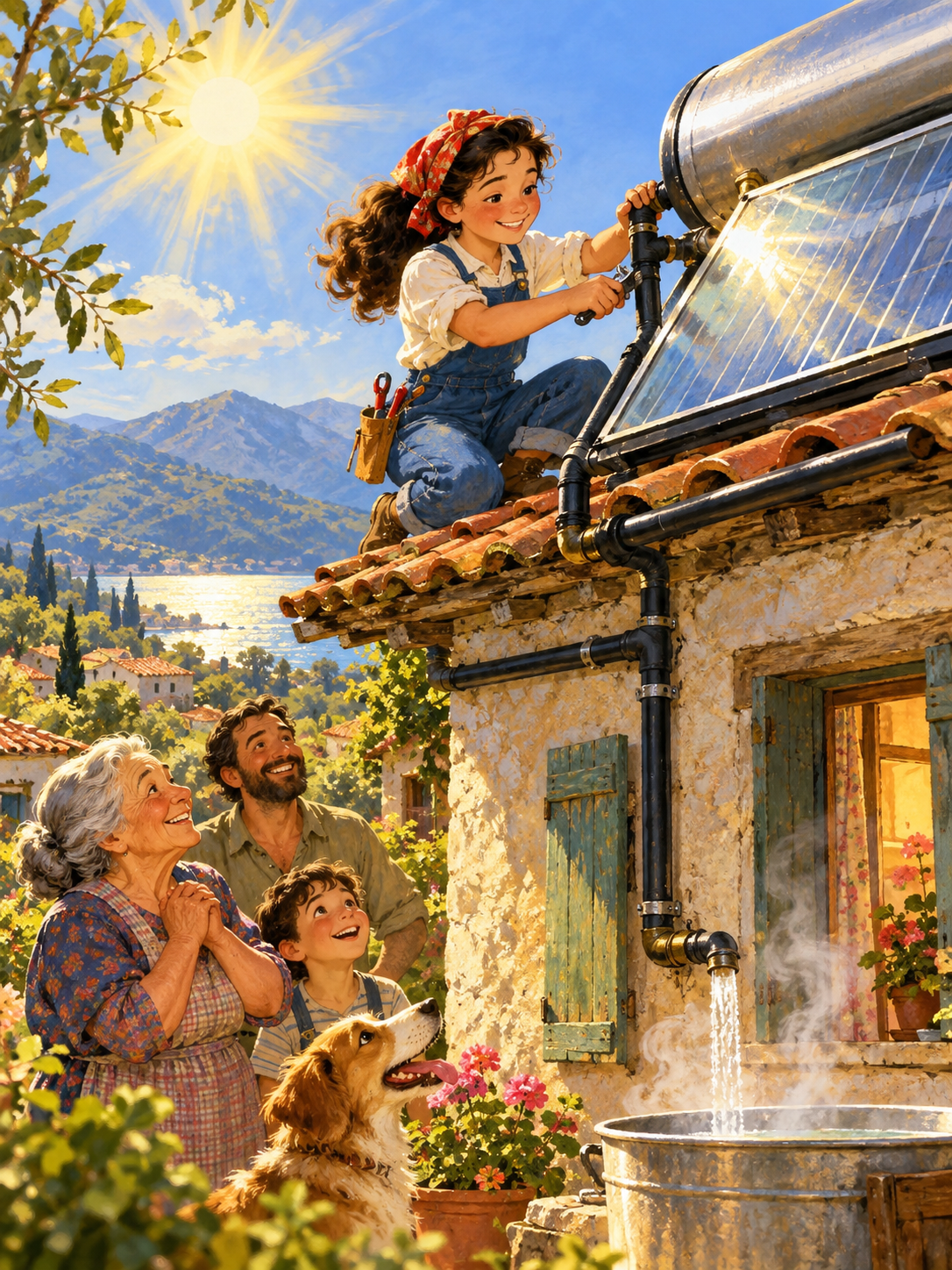 The Solar Water Heater