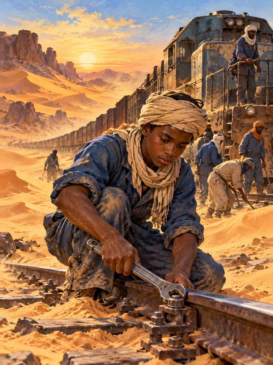 The Sahara Freight Train