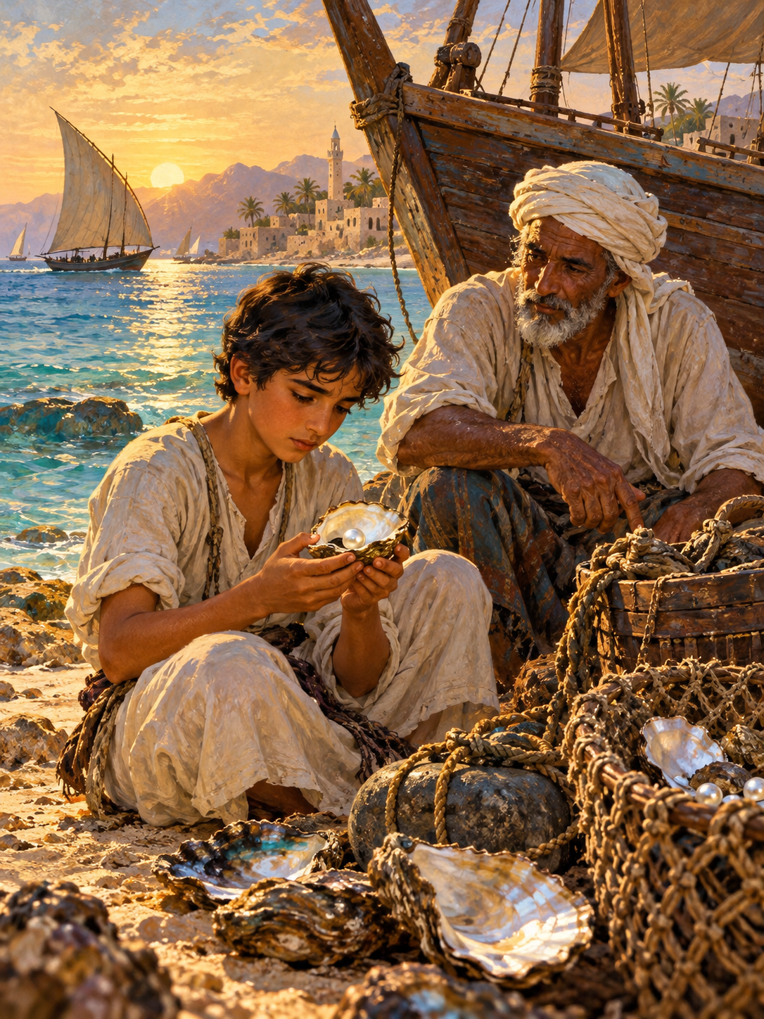 The Pearl Diver's Boat