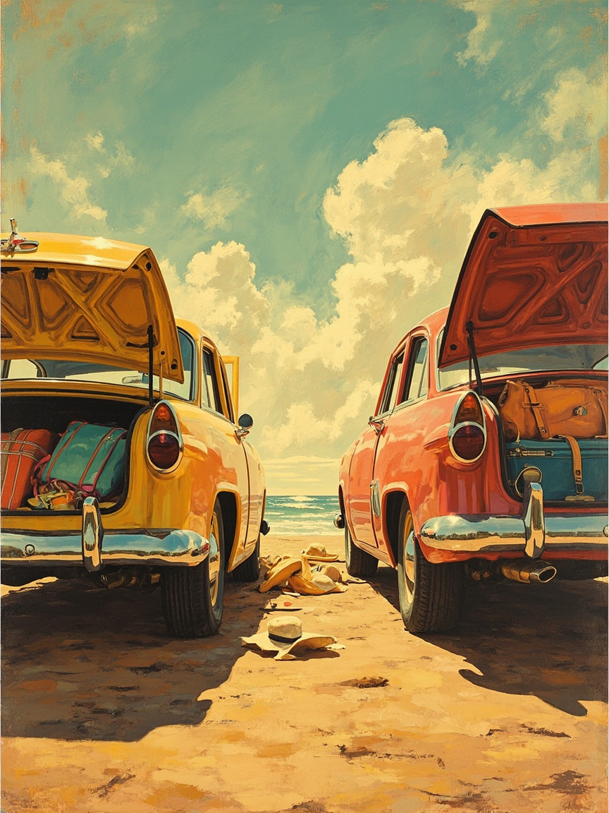 Two Cars, One Vacation