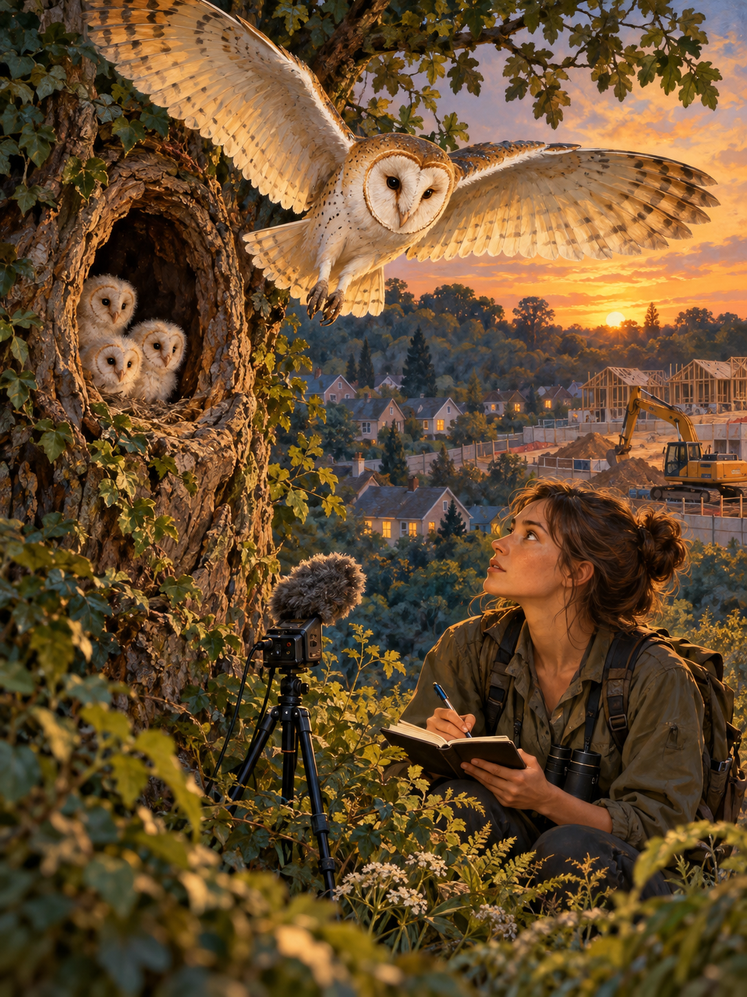 The Owl's Hidden Nest
