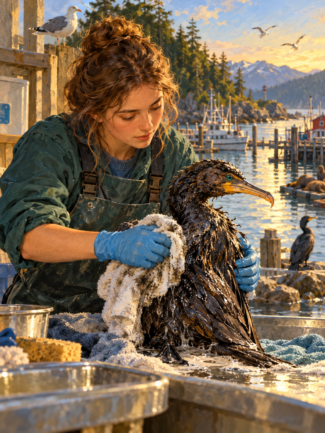 The Oil-Stained Cormorant