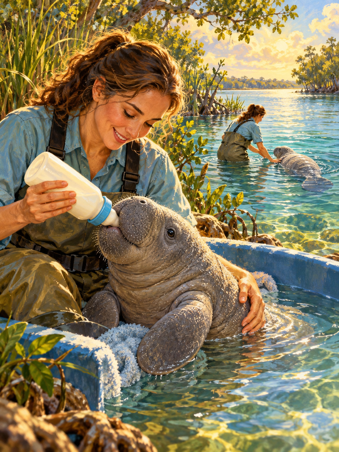 The Manatee Calf