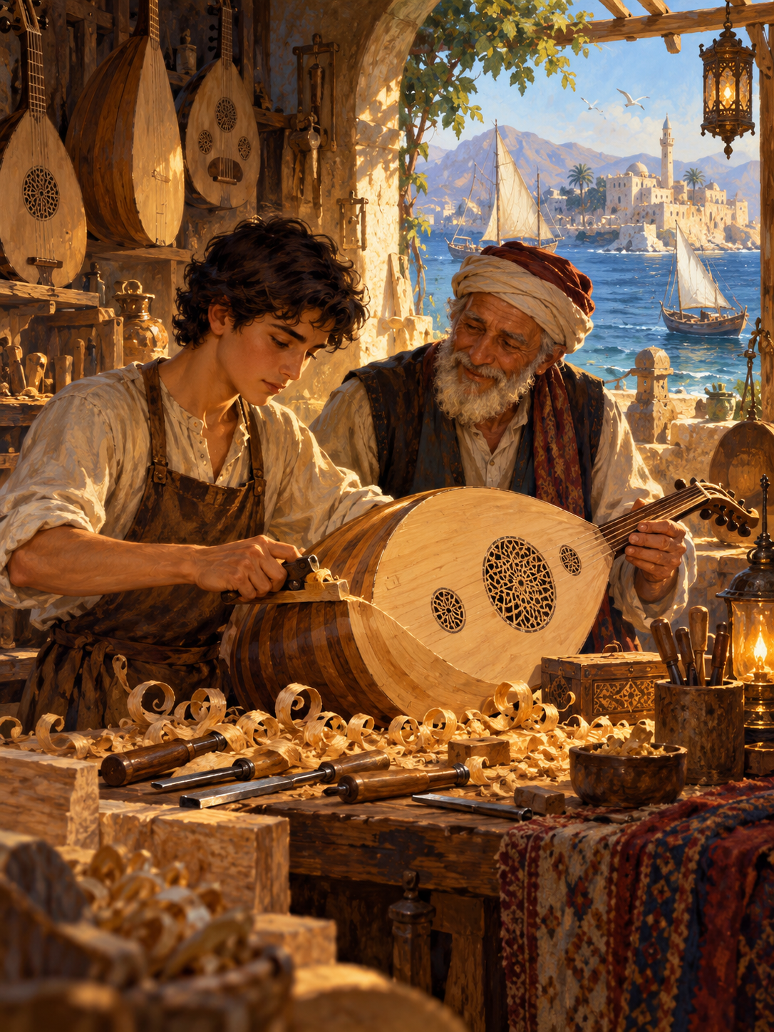 The Oud Maker's Apprentice