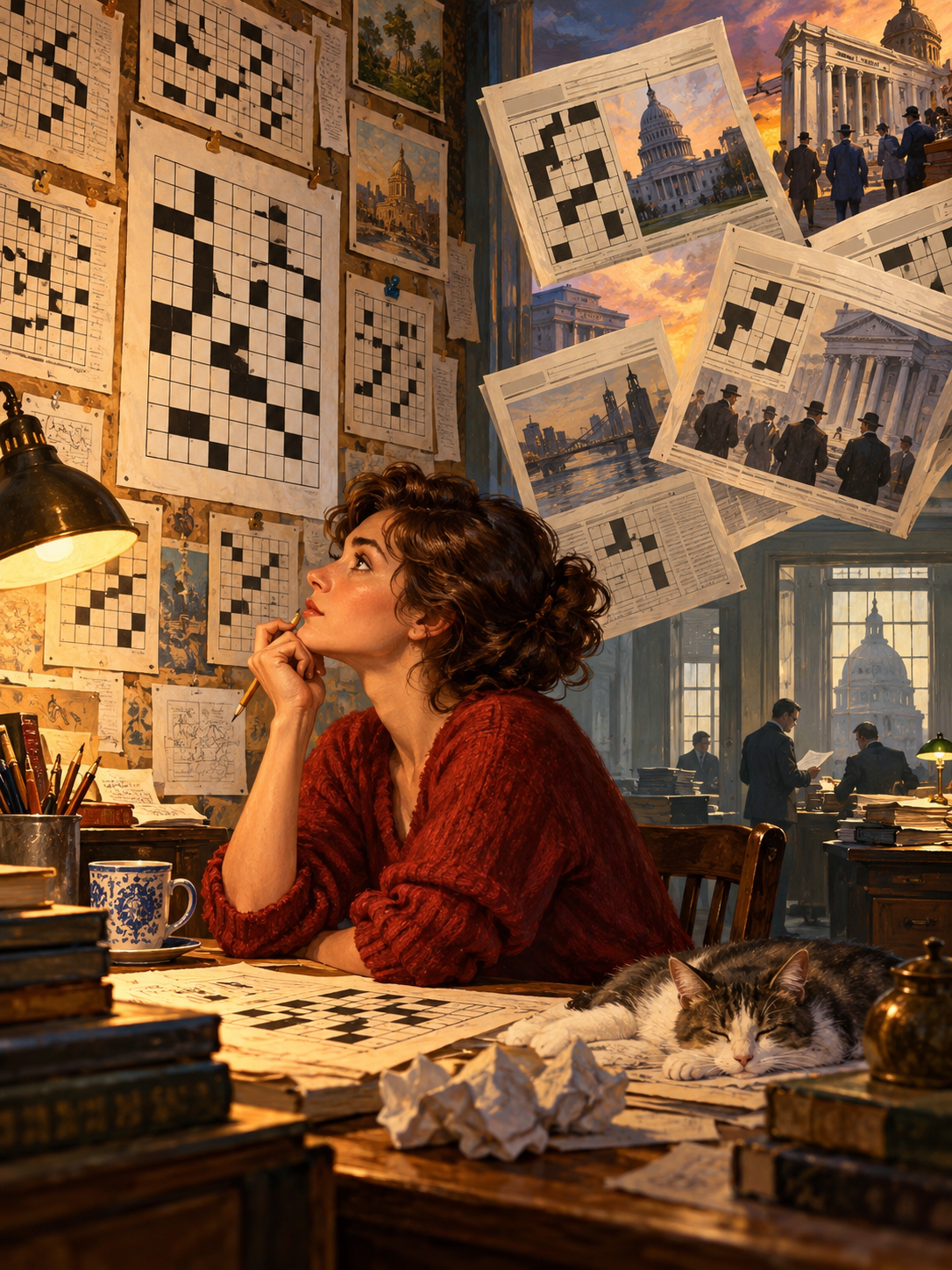 The Predictive Crossword